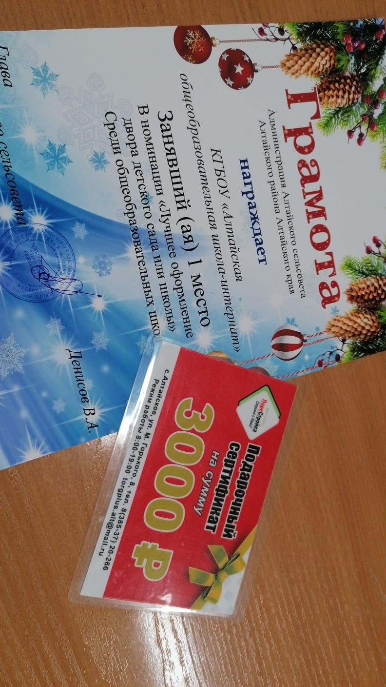 итоги муниципального конкурса &amp;quot;Лучшее новогоднее оформление двора школы&amp;quot;.
